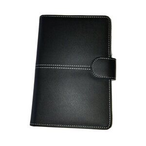 Black Faux Leather Kindle 3 Keyboard Case Cover